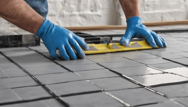 Astuce inédite pour poser du carrelage au sol sans colle