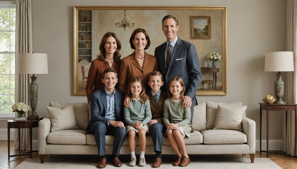 Découvrez comment un tableau de famille personnalisé sublime votre intérieur